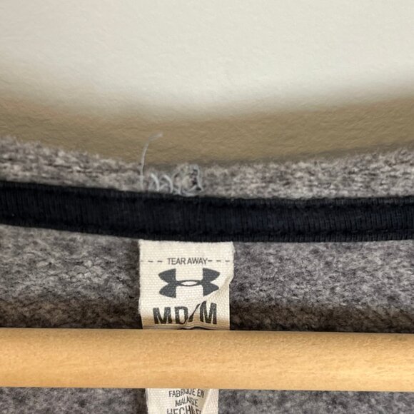 Under Armour Gray Pullover Hoodie Casual Loose Outdoors Women's - Size M - Picture 4 of 8